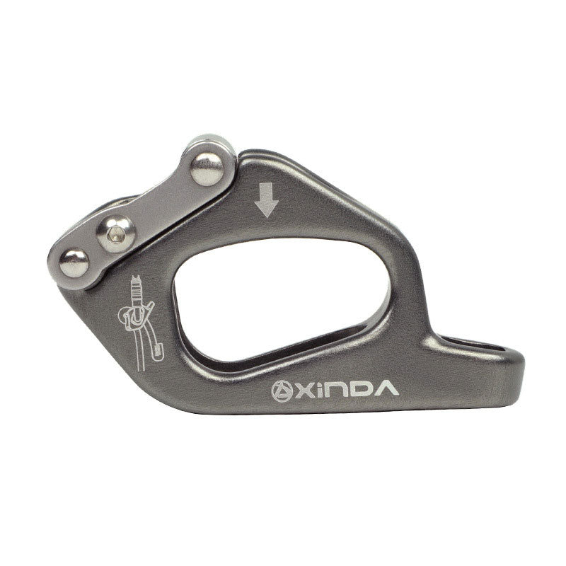 Grey Peakseek Outdoor Rock Climbing Adjuster Cowstail Positioning Lanyard Adjuster for Ascending Descending(副本)