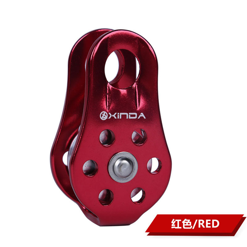 Peakseek XD-8610 Rock Climbing Pulley Aluminum Alloy Fixed Outdoor Single-sheaved Pulley with 20KN Static Tension