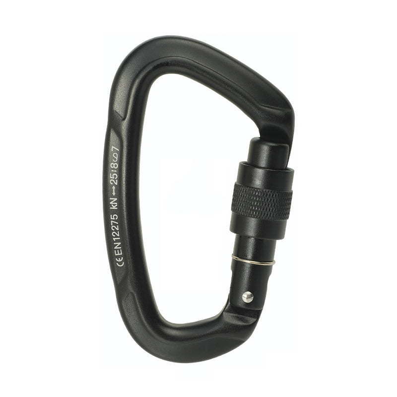Peakseek Mini D-Shape Aluminum Alloy Safety Buckle Professional Outdoor Rock Climbing Carabiner 25KN