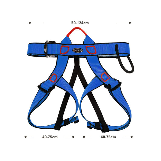 Peakseek Safety Harness Lightweight Half-body Safety Belt Protection Equipment for Outdoor Rock Climbing