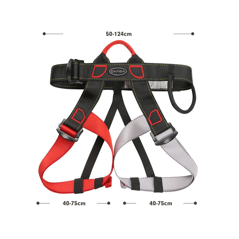 Peakseek Safety Harness Lightweight Half-body Safety Belt Protection Equipment for Outdoor Rock Climbing