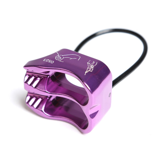 Peakseek Professional Rappel ATC Descender 25KN Lightweight Outdoor Rock Climbing Belay Device