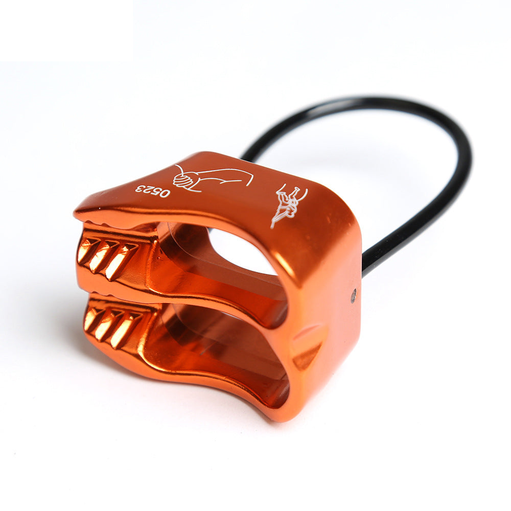 Peakseek Professional Rappel ATC Descender 25KN Lightweight Outdoor Rock Climbing Belay Device
