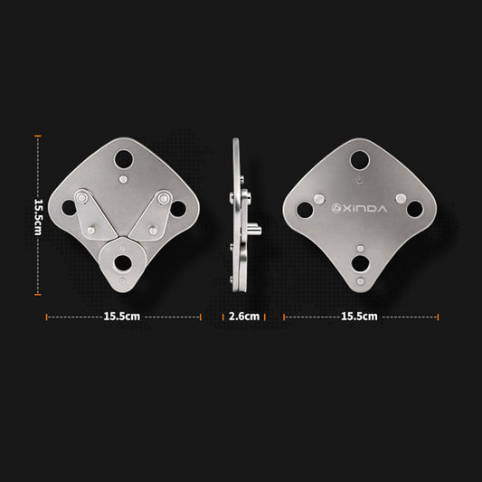 XD-Q9754 Steel Cable Diverter Stainless Steel High Quality Cable Divider Support Automatic Return for Adventure/Rock Climbing