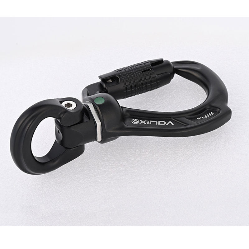XINDA HH-8658 Outdoor Automatic Carabiner with Detachable Universal Joint 26KN Rock Climbing Carabiner