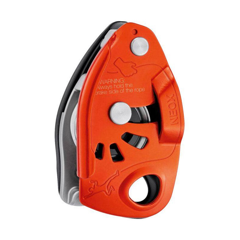 Peakseek Orange D016 Rock Climbing Assisted Braking Belay Device with Cam-assisted Blocking for PETZL