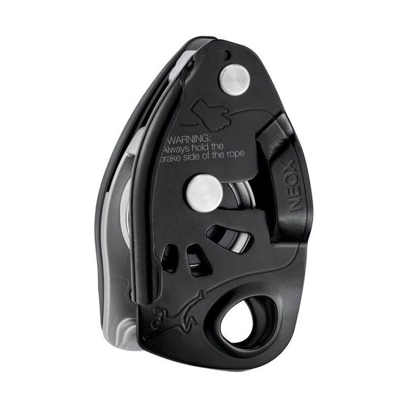Peakseek D016 Black Rock Climbing Assisted Braking Belay Device with Cam-assisted Blocking for PETZL