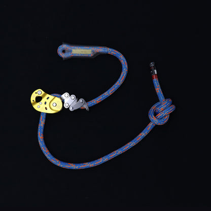 Peakseek Rope Grab Fall Arrest Device Rope Ascender Descender with 12mm 11.5mm Rope