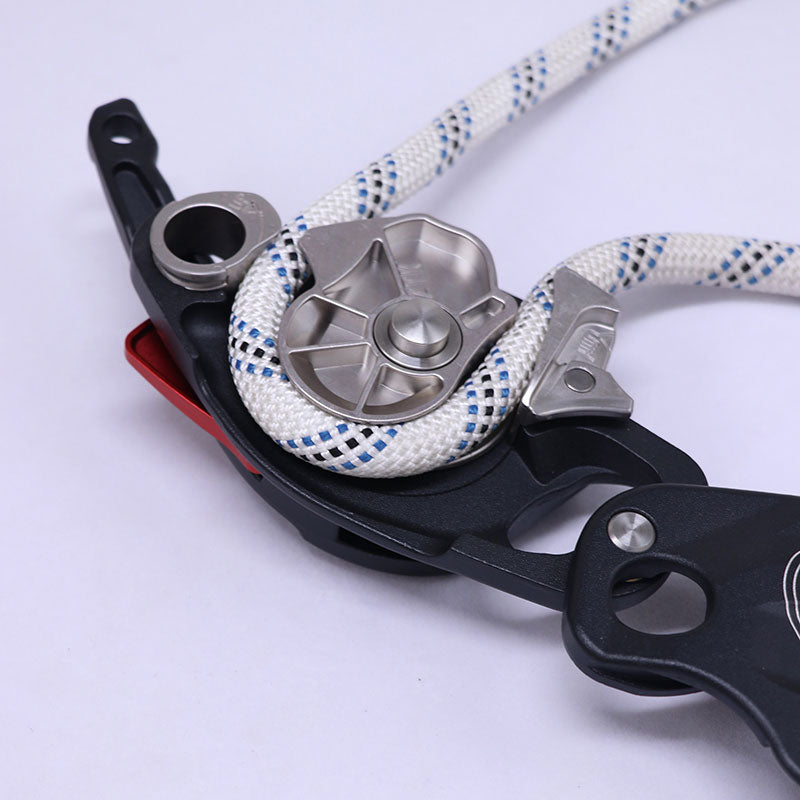 CCK-TL Rope Descender Climbing &amp; Rappelling Device with 250KG Load Capacity for 9.5–12mm Ropes