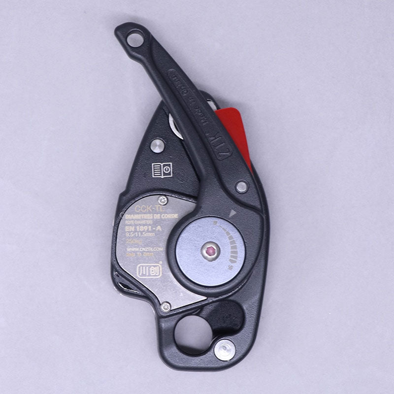 CCK-TL Rope Descender Climbing &amp; Rappelling Device with 250KG Load Capacity for 9.5–12mm Ropes
