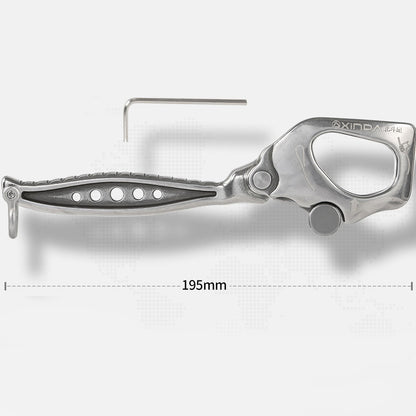 Xinda H Series Extended Version Multifunctional Stainless Steel Climbing Descender Big Dipper Descender for 13-16mm Ropes