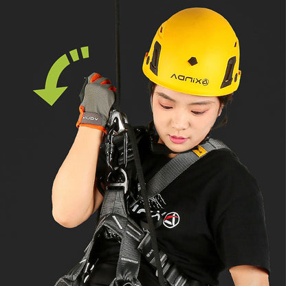 Xinda H Series Extended Version Multifunctional Stainless Steel Climbing Descender Big Dipper Descender for 13-16mm Ropes