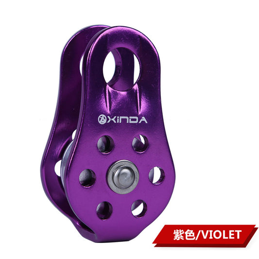 Peakseek XD-8610 Rock Climbing Pulley Aluminum Alloy Fixed Outdoor Single-sheaved Pulley with 20KN Static Tension