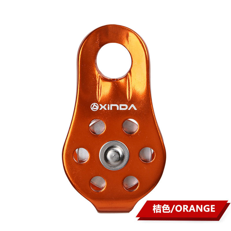 Peakseek XD-8610 Rock Climbing Pulley Aluminum Alloy Fixed Outdoor Single-sheaved Pulley with 20KN Static Tension