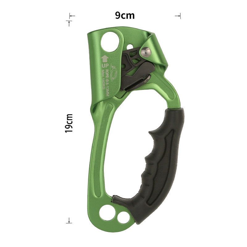 Peakseek Right-hand Left-Hand Outdoor Mountaineering Rock Climbing SRT Hand Ascender 140KG Load Capacity Suitable for 8-12mm Ropes