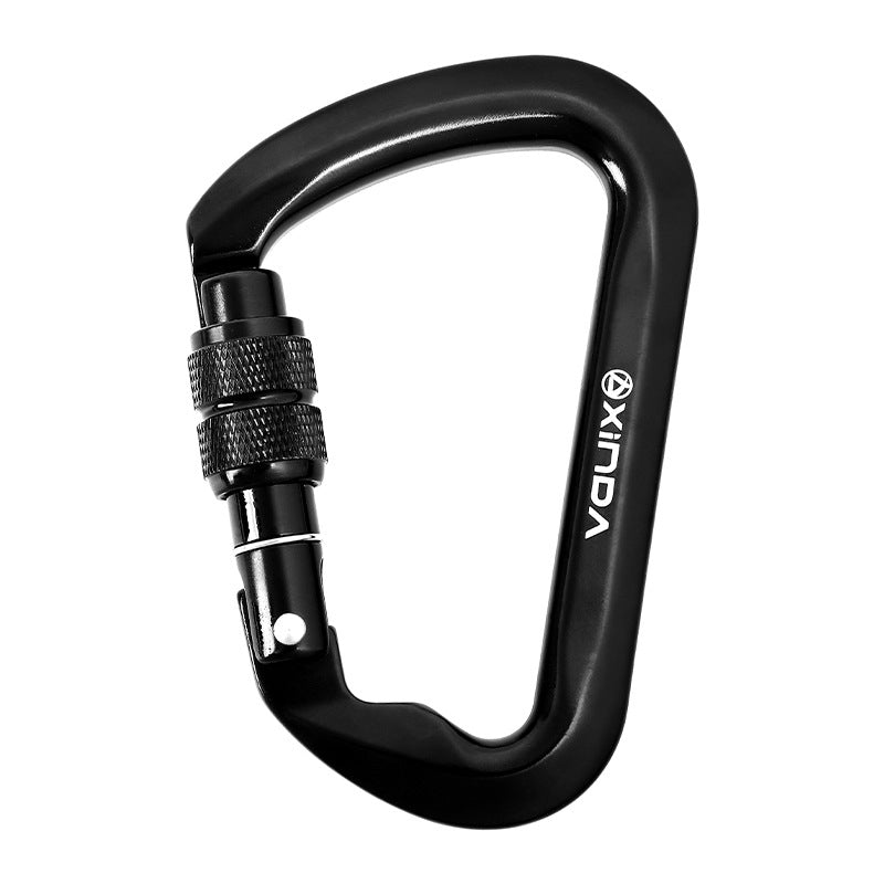 Peakseek Screwgate Carabiner 30KN Outdoor Rock Climbing Carabiner Aluminum Alloy Safety Buckle Hook