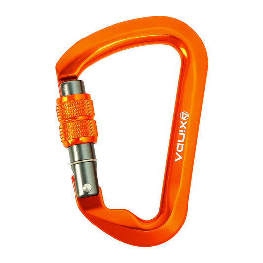 Peakseek Screwgate Carabiner 30KN Outdoor Rock Climbing Carabiner Aluminum Alloy Safety Buckle Hook