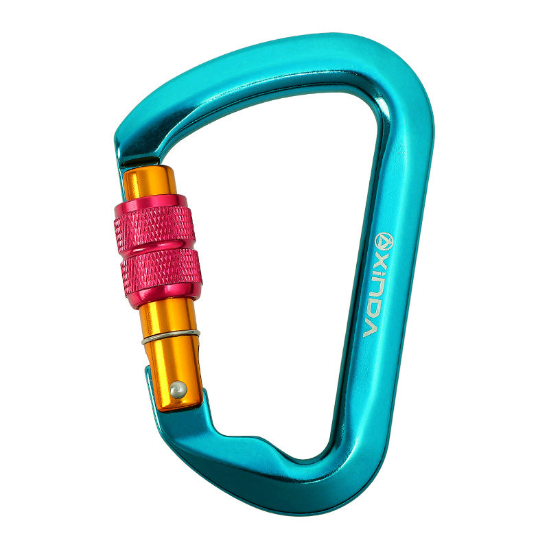 Peakseek Screwgate Carabiner 30KN Outdoor Rock Climbing Carabiner Aluminum Alloy Safety Buckle Hook
