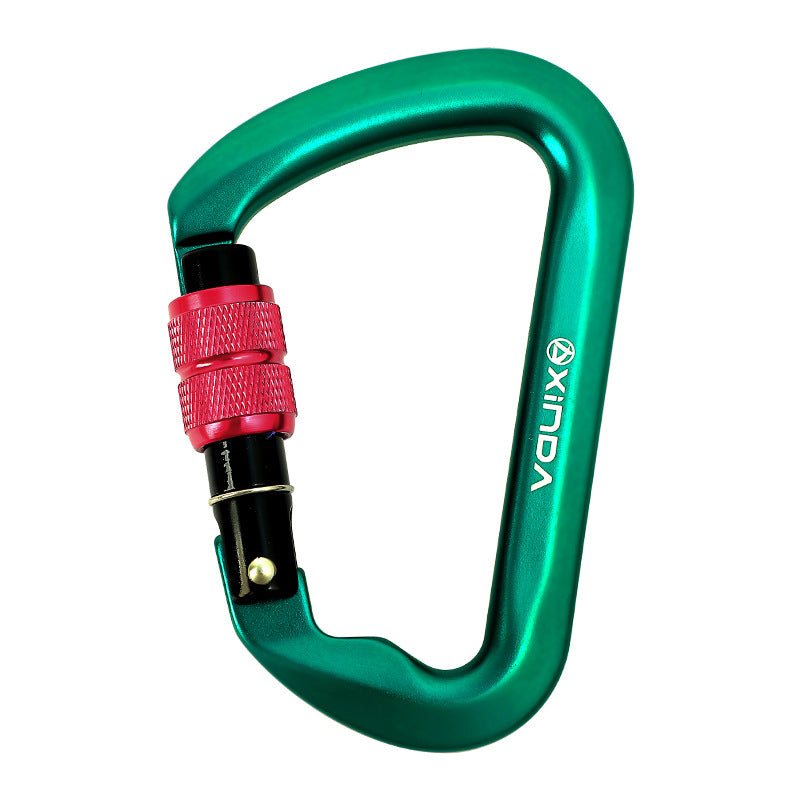 Peakseek Screwgate Carabiner 30KN Outdoor Rock Climbing Carabiner Aluminum Alloy Safety Buckle Hook