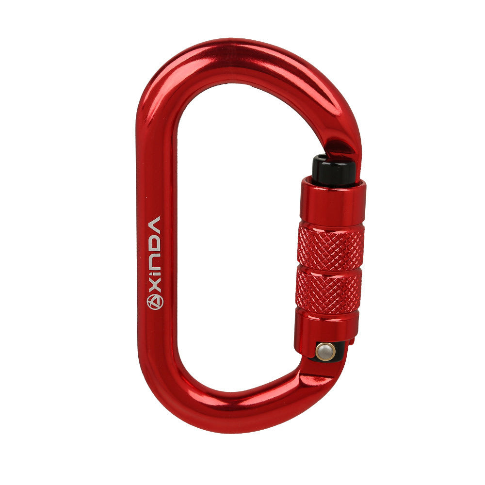 Peakseek O-Type Automatic Carabiner 25KN Outdoor Rock Climbing Safety Lightweight Buckle Hook