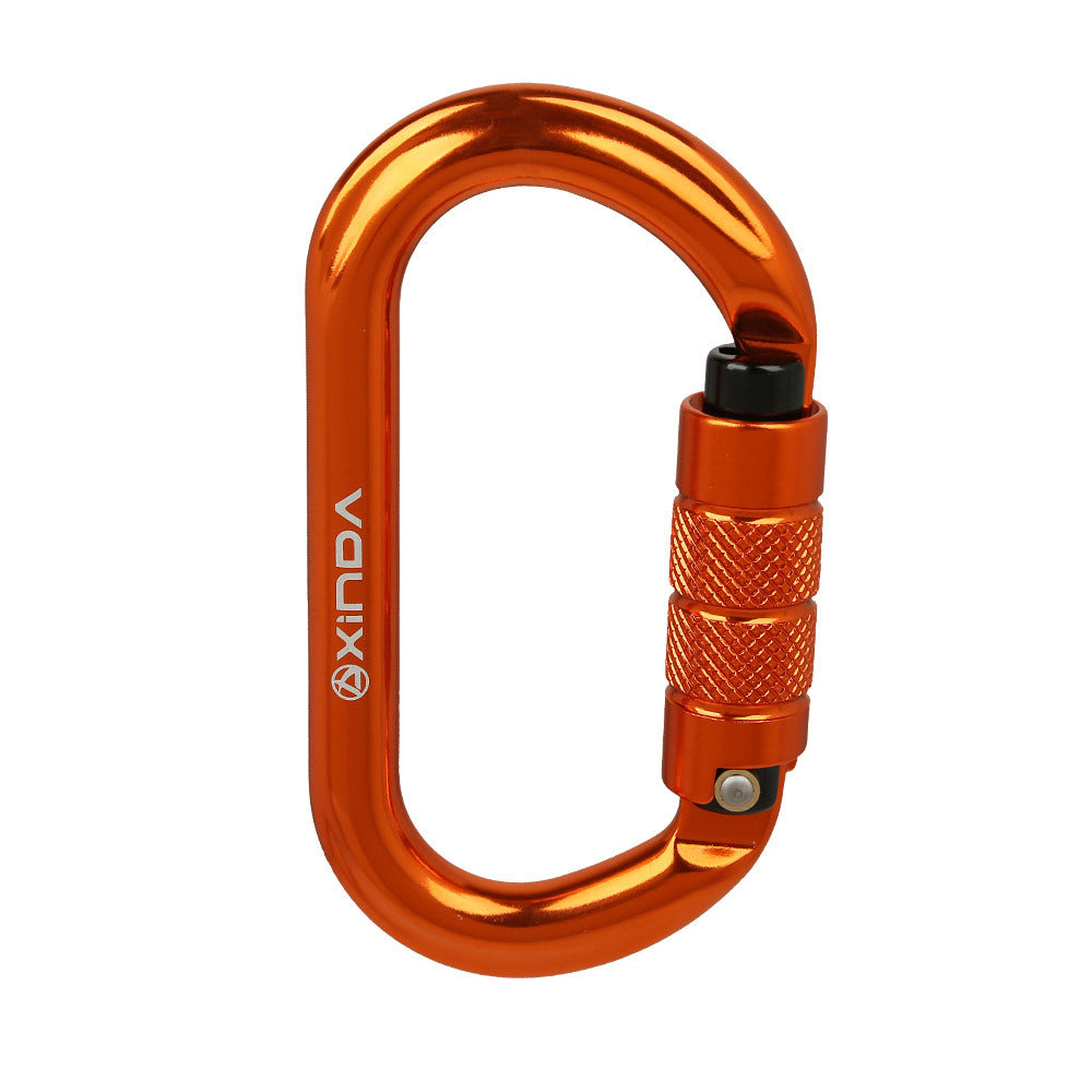 Peakseek O-Type Automatic Carabiner 25KN Outdoor Rock Climbing Safety Lightweight Buckle Hook