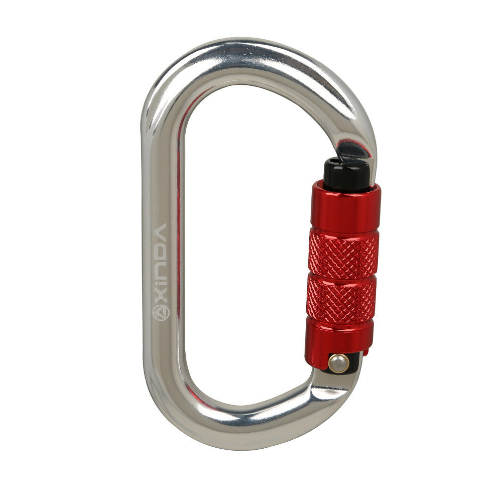 Peakseek O-Type Automatic Carabiner 25KN Outdoor Rock Climbing Safety Lightweight Buckle Hook