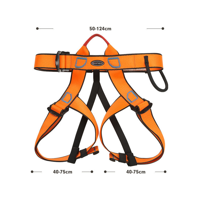 Peakseek Safety Harness Lightweight Half-body Safety Belt Protection Equipment for Outdoor Rock Climbing