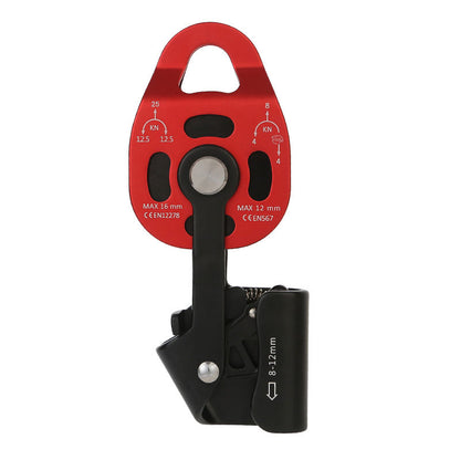 Peakseek Professional Lift Pulley 25KN Lift Ascender for Outdoor Rock Climbing Heavy Transport