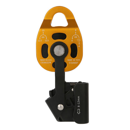 Peakseek Professional Lift Pulley 25KN Lift Ascender for Outdoor Rock Climbing Heavy Transport