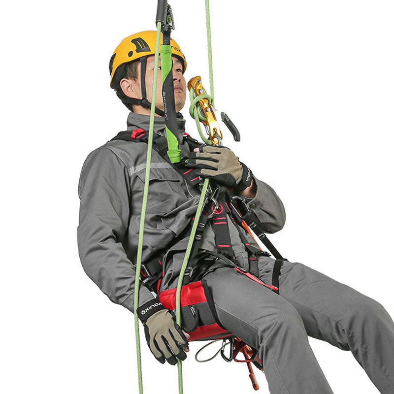 Peakseek Large Suite Full-body Safety Belt Outdoor Rock Climbing Harness Five-point Anti-fall Protection Equipment