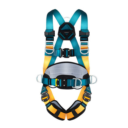 Outdoor Rock Climbing Anti-fall Protection Harness Quick Insertion Five-point Full Body Safety Belt