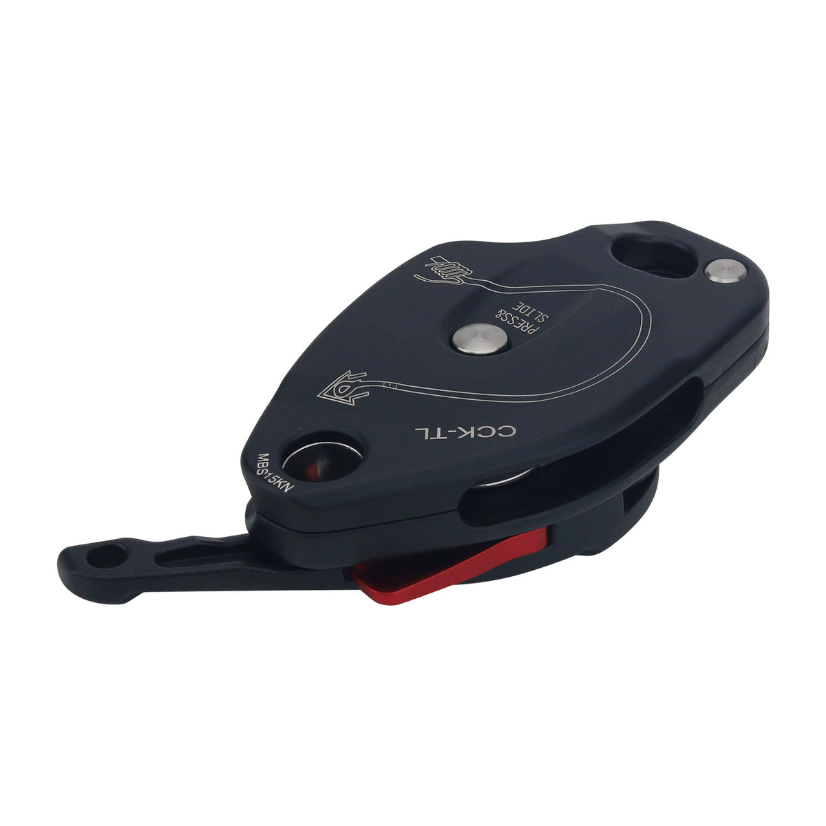 CCK-TL Rope Descender Climbing &amp; Rappelling Device with 250KG Load Capacity for 9.5–12mm Ropes