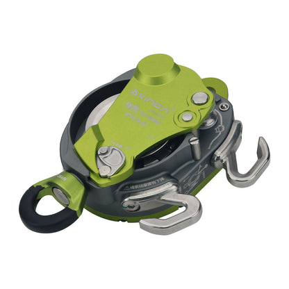 XINDA XDT8653 Electric Ascender Unidirectional Pulley Descender 200KG Lift Retarder for 10.5-11mm Rope Climbing
