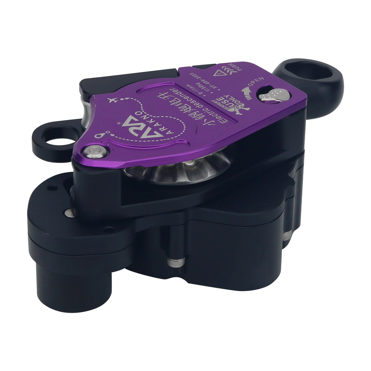 ARAKNO XGP Mini Version Electric Descender Device 150KG Lift Retarder for 9-11MM Rope Climbing