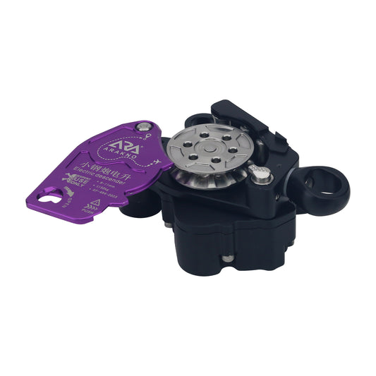 ARAKNO XGP Mini Version Electric Descender Device 150KG Lift Retarder for 9-11MM Rope Climbing
