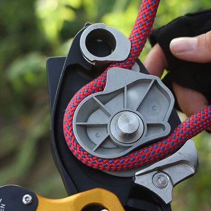 Golmud G9 Pro Manual Descender Device Anti-panic Rock Climbing Lift Retarder 250KG Load Capacity for 10.5MM Ropes