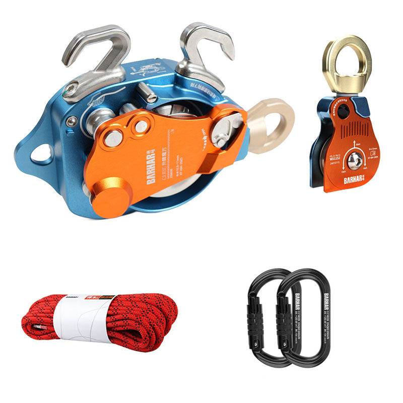 BARHAR ZS8020 Electric Ascender Height Operation Descender Lift Retarder 200KG Load Rope Climbing IP66 Waterproof