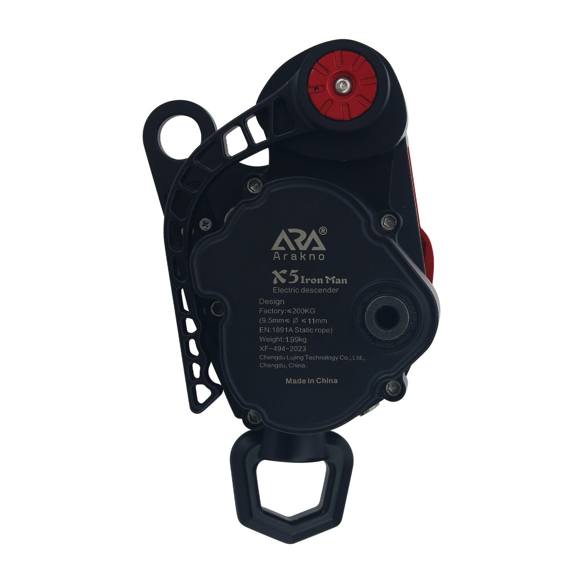 Arakno X5 Iron Man Electric Descender 200KG Lift Retarder High Altitude Operation Rescue Lift Ascender