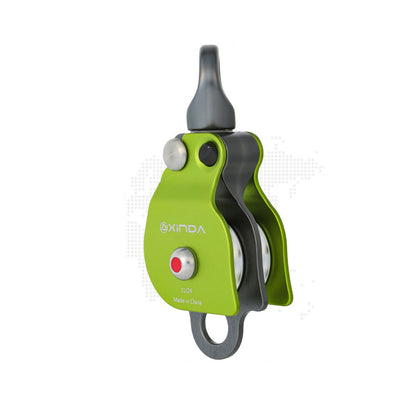 Peakseek H Series Universal Double Pulley 360-Degree Rotation Load 36KN f/ Outdoor Rock Climbing