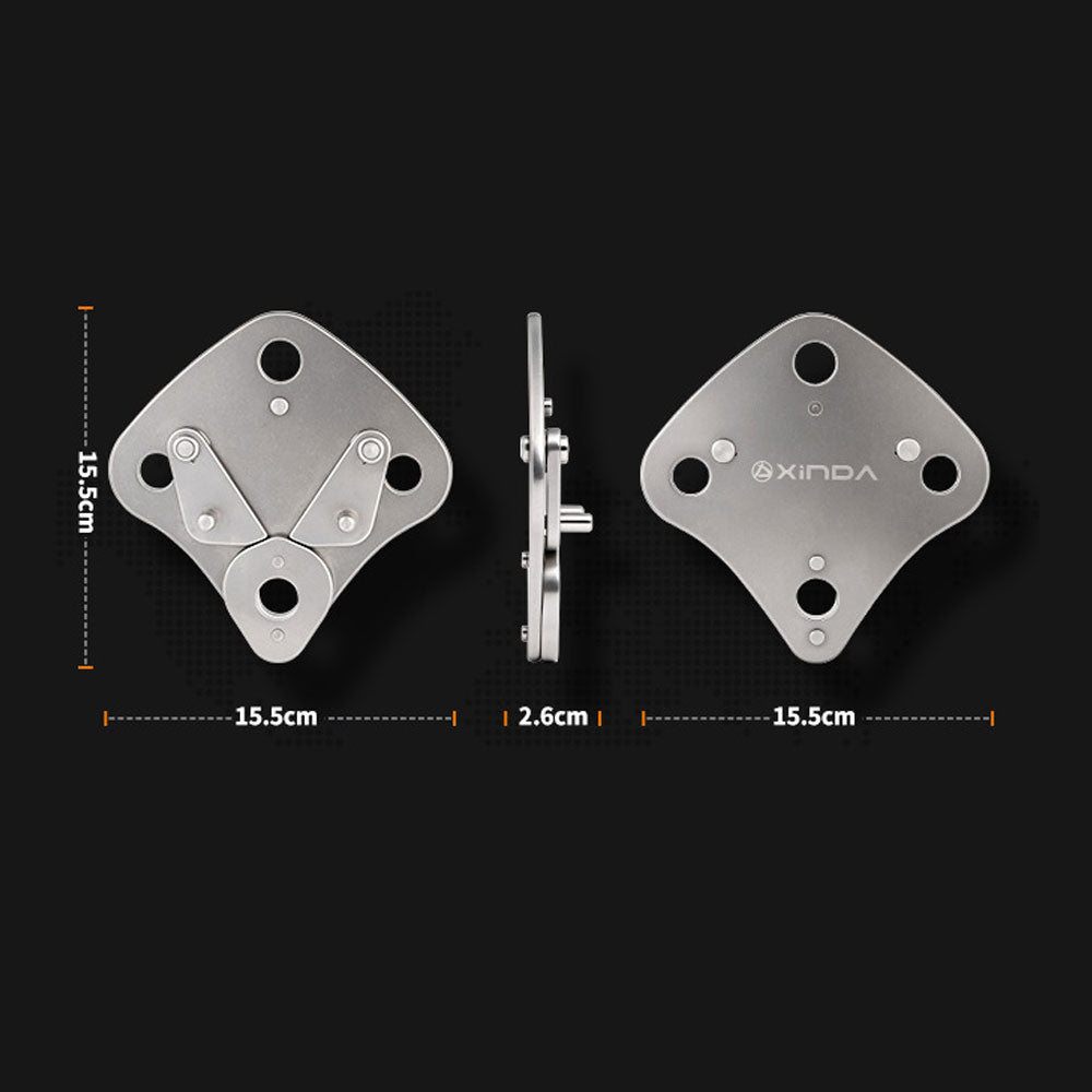 XD-Q9754 Steel Cable Diverter Stainless Steel High Quality Cable Divider Support Automatic Return for Adventure/Rock Climbing