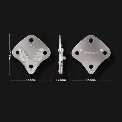 XD-Q9754 Steel Cable Diverter Stainless Steel High Quality Cable Divider Support Automatic Return for Adventure/Rock Climbing