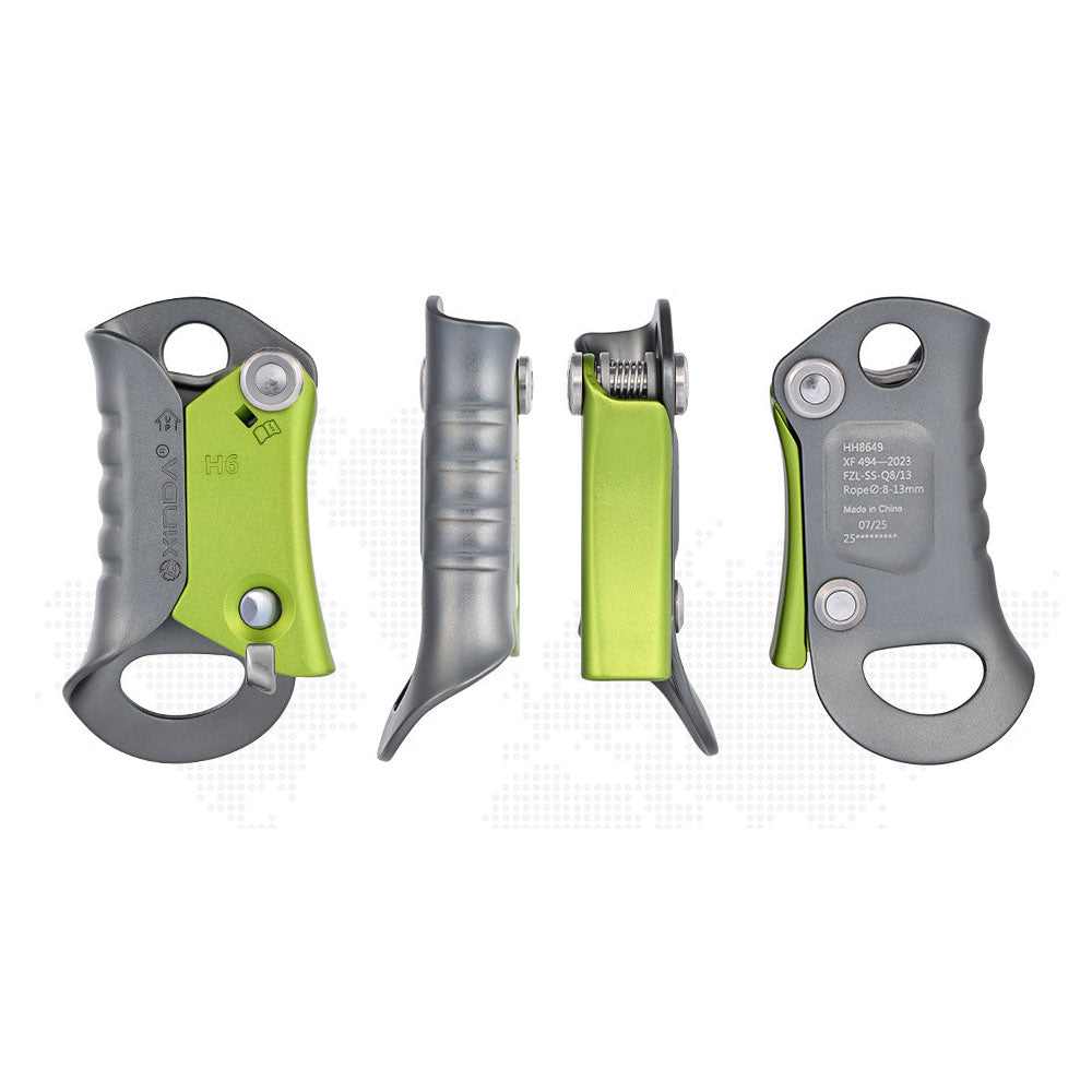 XINDA HH-8649 Hand Ascender 100KG Load Rock Climbing High-altitude Operation Handleless Lift Ascent Device