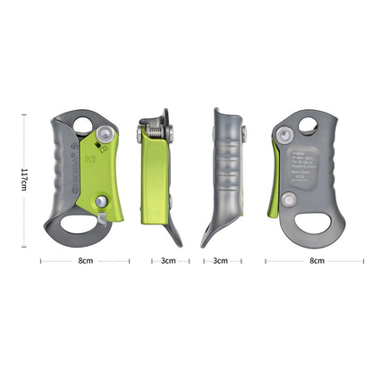 XINDA HH-8649 Hand Ascender 100KG Load Rock Climbing High-altitude Operation Handleless Lift Ascent Device