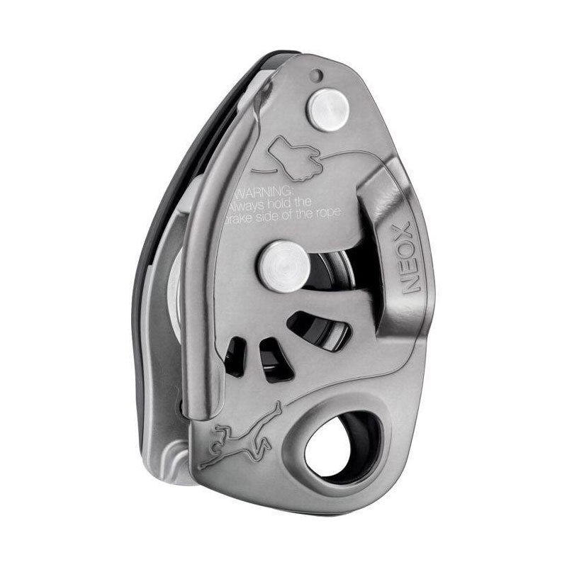 Peakseek Grey D016 Rock Climbing Assisted Braking Belay Device with Cam-assisted Blocking for PETZL