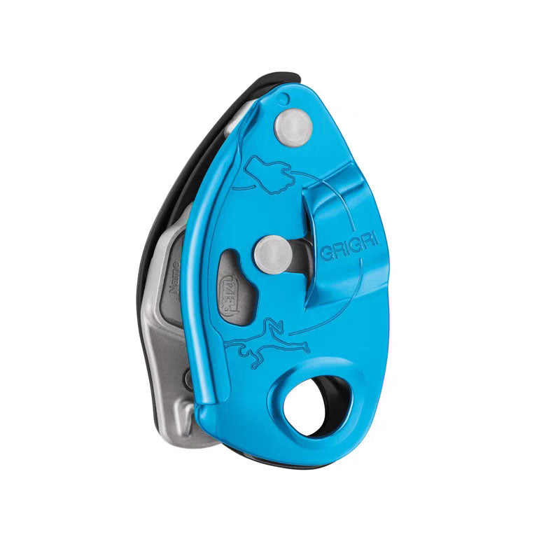 Peakseek D014BA01 Rock Climbing Assisted Braking Belay Device with Cam-assisted Blocking for PETZL - Blue