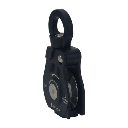 XINDA-6018 25KN Universal Rope Collector Safety Pulley High Efficiency Automatic Rope Retractor for 8-13MM Ropes