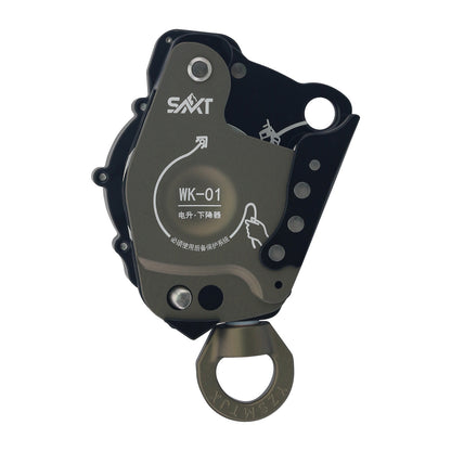 Grey WK-01 Electric Ascender Descent Control Device Lift Retarder for High Altitude Operation/Rock Climbing/Rescue with Toolbox