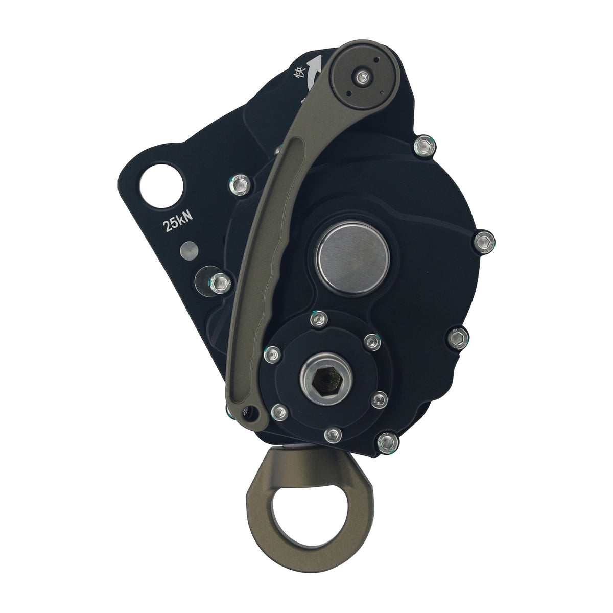 Grey WK-01 Electric Ascender Descent Control Device Lift Retarder for High Altitude Operation/Rock Climbing/Rescue with Toolbox