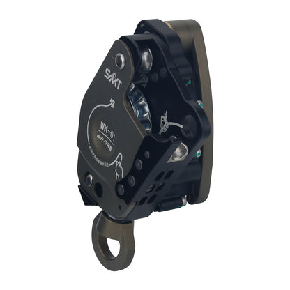 Grey WK-01 Electric Ascender Descent Control Device Lift Retarder for High Altitude Operation/Rock Climbing/Rescue with Toolbox