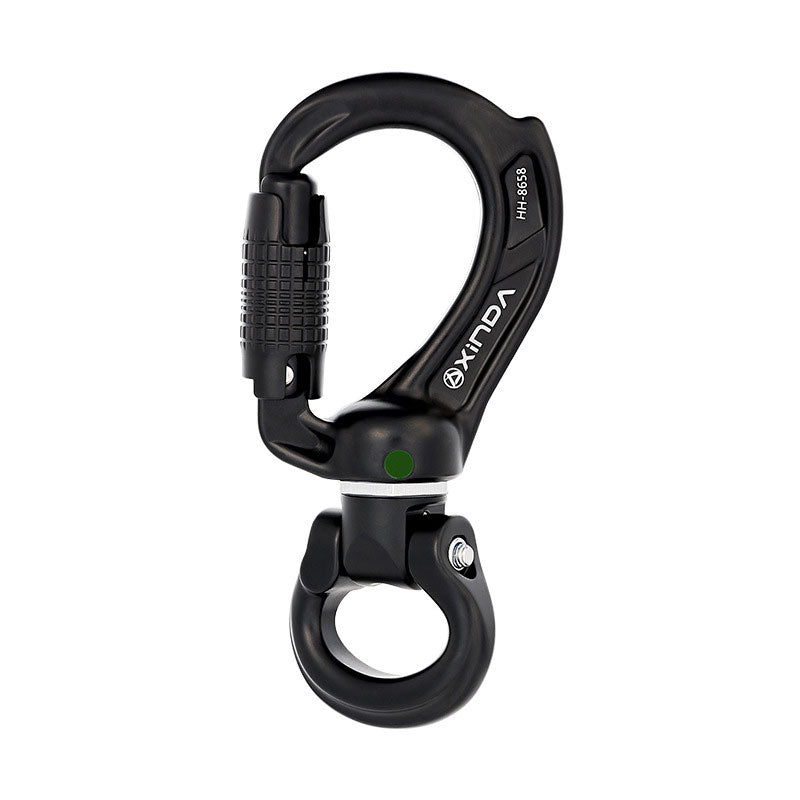 XINDA HH-8658 Outdoor Automatic Carabiner with Detachable Universal Joint 26KN Rock Climbing Carabiner
